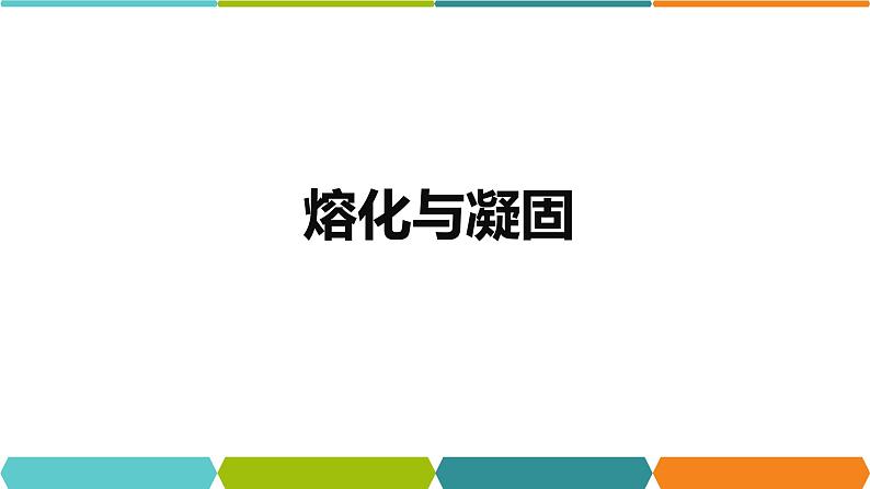 4.5  熔化与凝固 课件—2021-2022学年浙教版七年级科学上册01