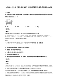 科学华师大版1 艳丽多姿的生物同步练习题