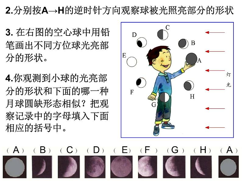 浙教版科学 七年级下册 第4章 第4节 月相 课件07