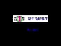 2020-2021学年第1节 新生命的诞生背景图课件ppt