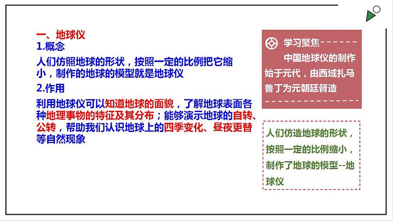 浙教版七上科学 3.2地球仪和地图 课件03