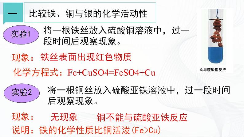 浙教版九上科学 2.2 金属的化学性质（二）课件04