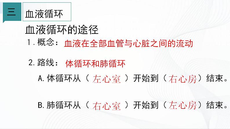 浙教版九上科学 4.3  体内物质的运输（二）课件02