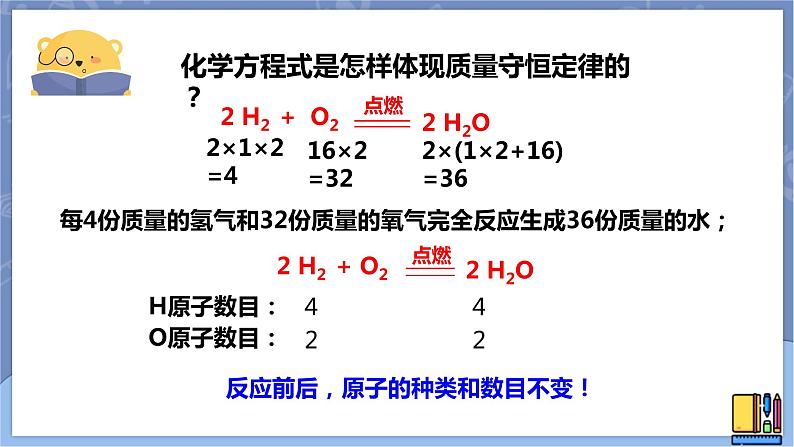 华东师大版九上科学 第一章第一节《化学方程式》第三课时 课件PPT05
