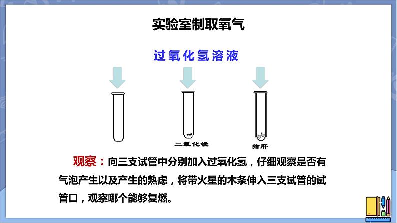 华东师大版九上科学 第一章第三节《用分解反应制取氧气》 课件PPT05