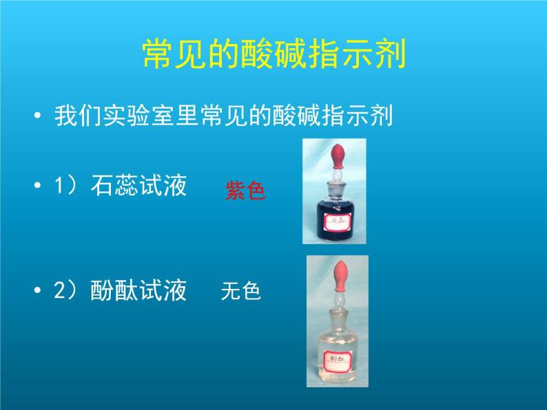 牛津上海版科学七年级上册 8.2.2常见的酸碱指示剂 课件PPT05
