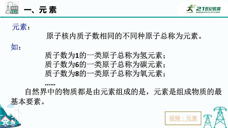 华师大版科学八上 6.2元素（1元素与元素符号） 课件PPT+视频+练习03