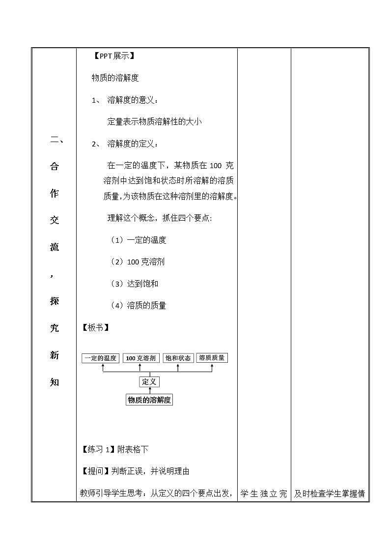 1.5 物质的溶解（第2课时） 教案03