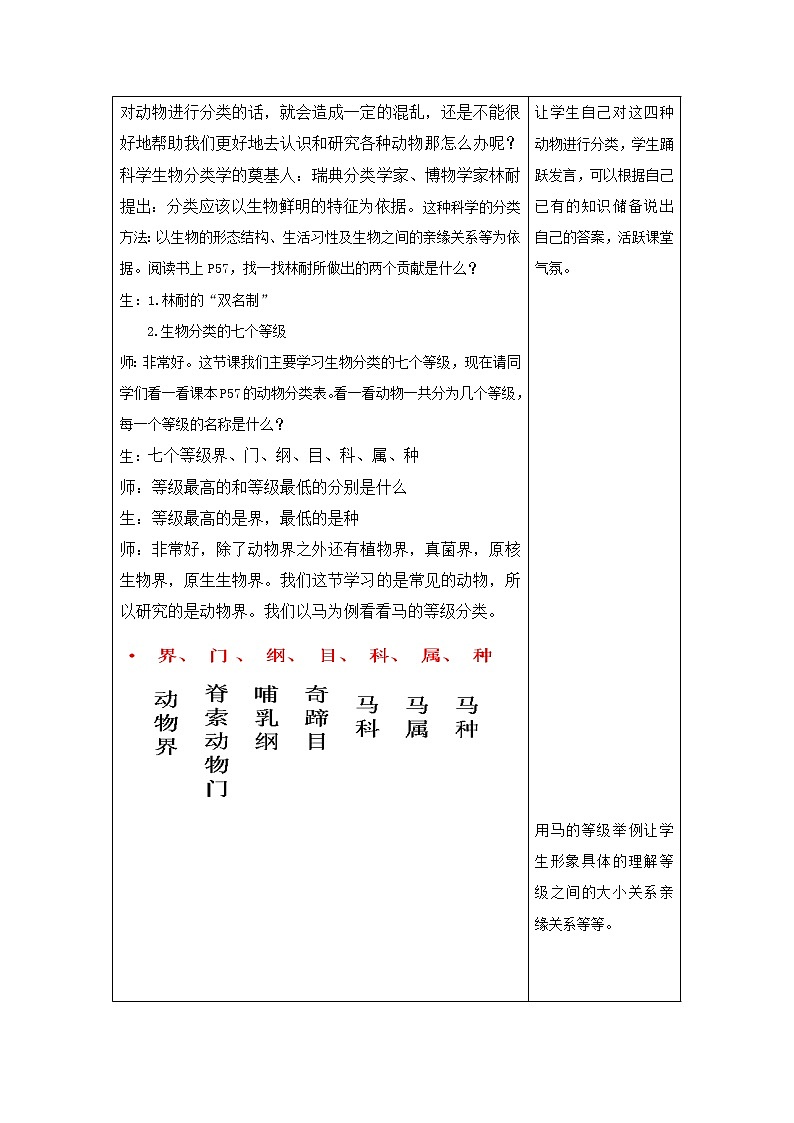 2.4常见的动物第一课时教案第3页