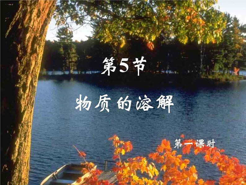 浙教版八上科学 1.5物质的溶解 课件01