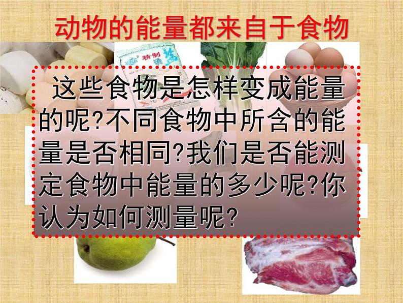 浙教版九上科学 4.1食物与营养 课件03