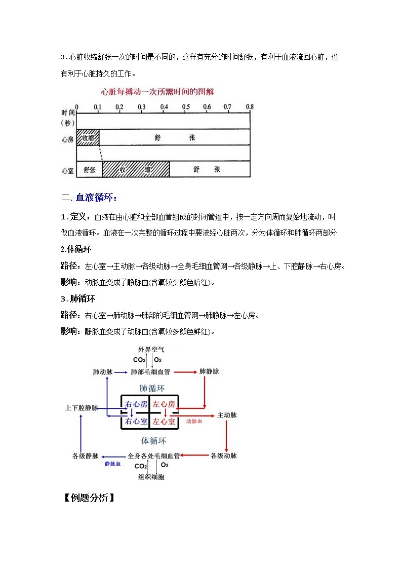 4.3.2体内物质的运输（二）（讲义）-2022-2023学年九年级上册科学讲练课堂（浙教版）02