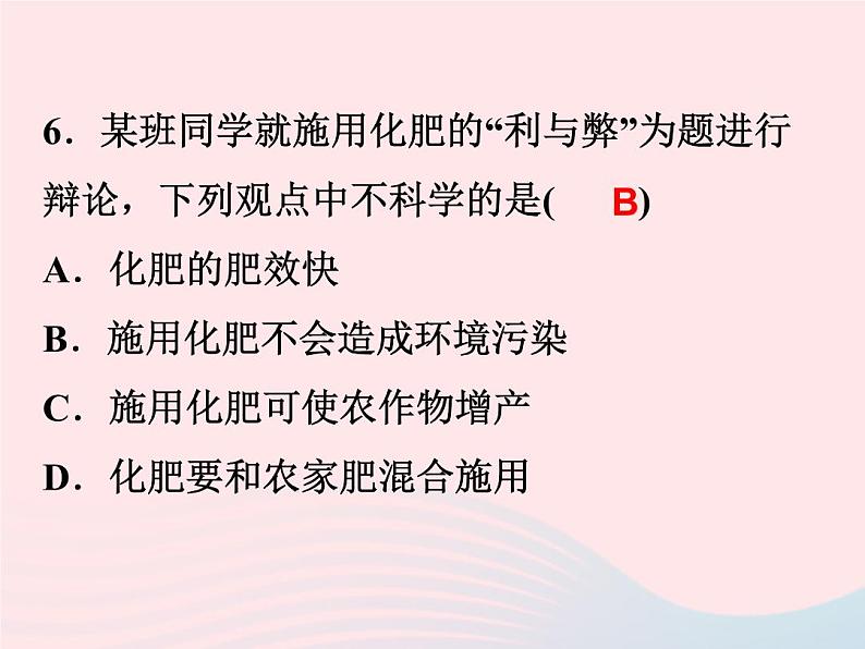 2022—2023学年新版浙教版九年级科学上册第1章物质及其变化1.6几种重要的盐（课件+提优手册）07