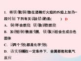 2022—2023学年新版浙教版九年级科学上册第2章物质转化与材料利用2.2金属的化学性质（课件+提优手册）