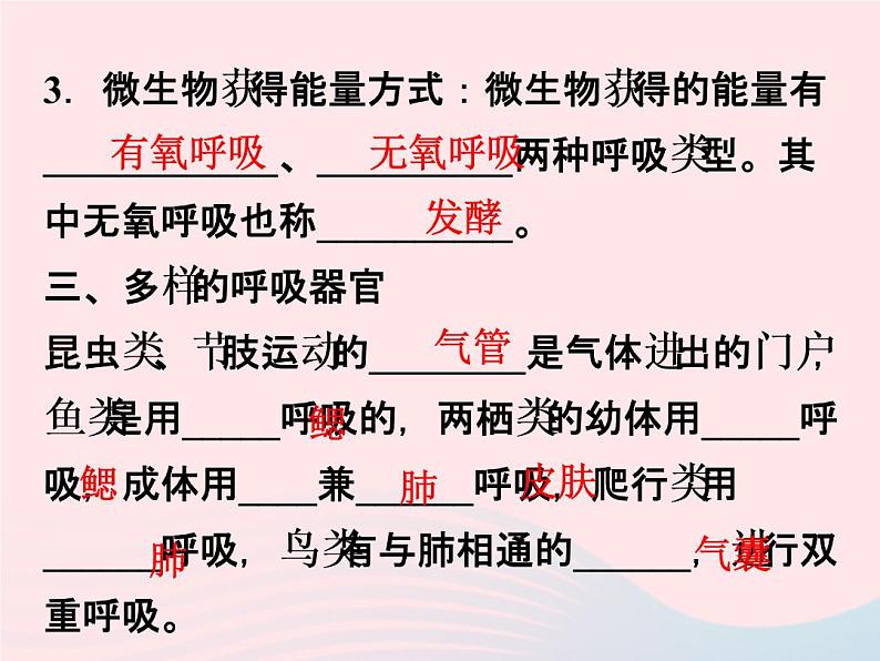 2022—2023学年新版浙教版九年级科学上册第4章代谢与平衡4.4能量的获得（课件+提优手册）04