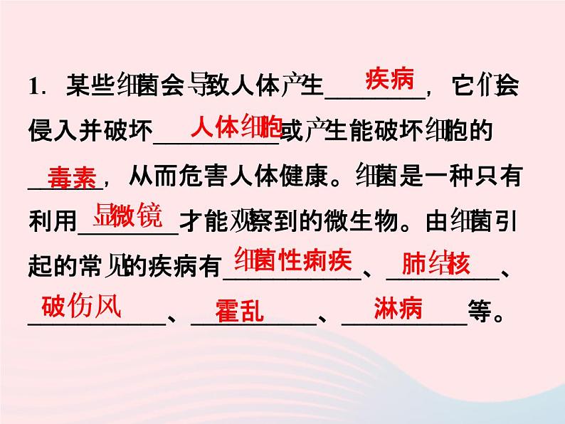 2021—2022学年新版浙教版九年级科学下册第3章人的降3.2来自微生物的威胁（课件+提优手册）02