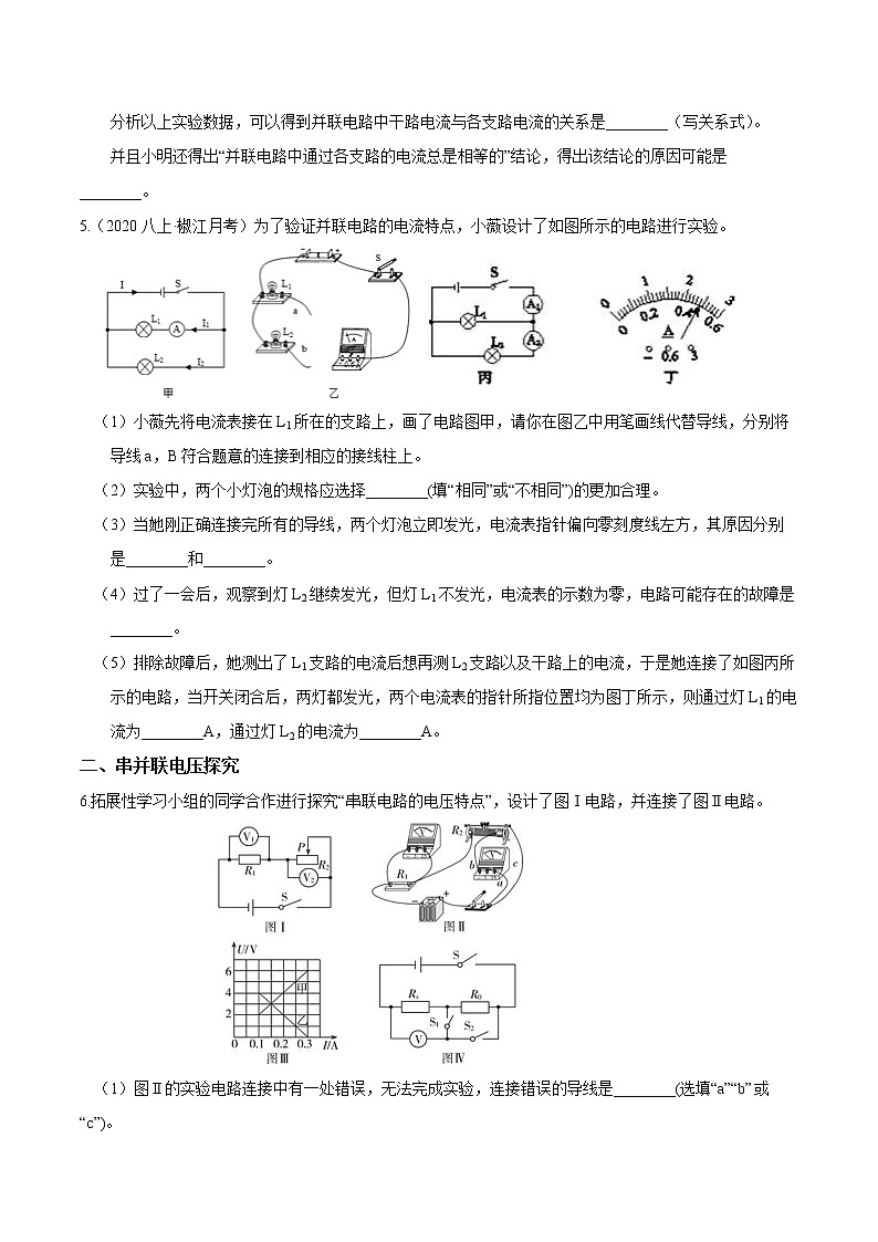 专题10 电路典型试验探究题突破（原卷版）第3页