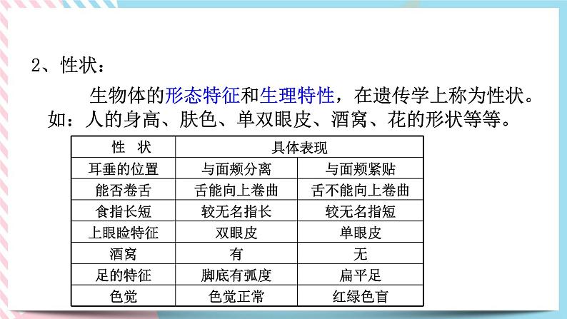 ZJ版九下科学1.5遗传与进化 第1课时（课件+预习案+练习）04