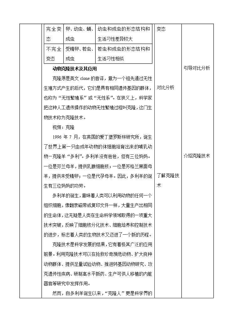 第六章第一节动物的生殖与发育 第3课时（课件+教案+练习+视频）03