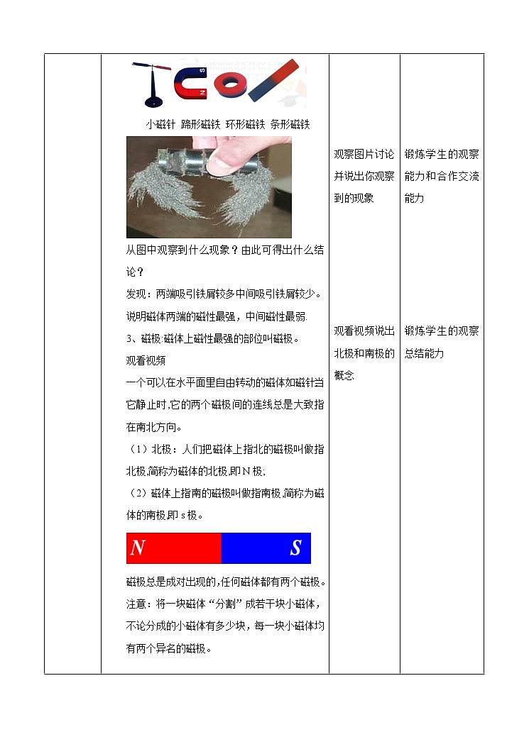 第5章第1节磁现象（第一课时）课件 +教案+练习+视频02