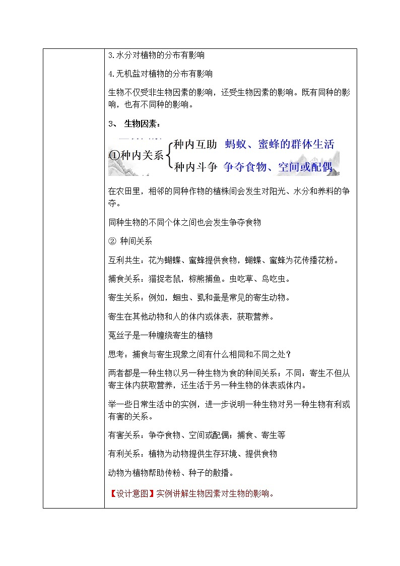 《2.1 生物与环境的相互关系 》课件+教案+练习03