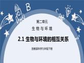 《2.1 生物与环境的相互关系 》课件+教案+练习