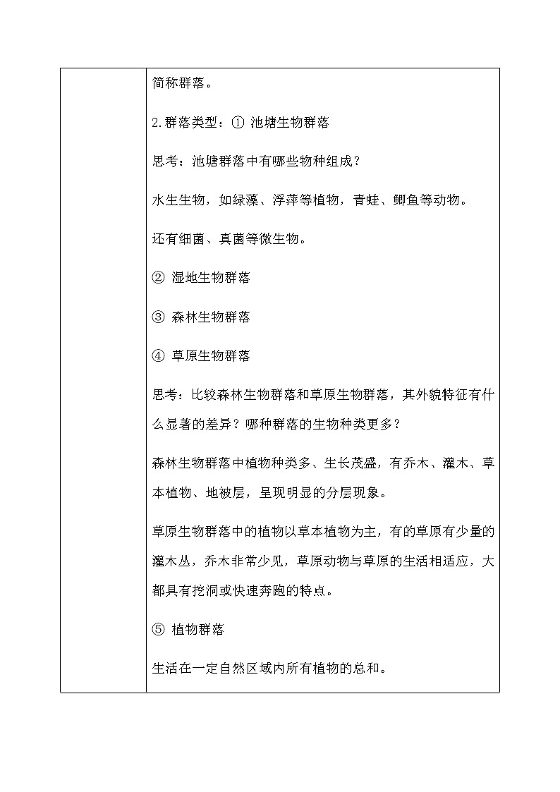 《2.3 生物群落 》课件+教案+练习03