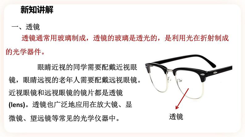 2.6 透镜与视觉 第一课时（课件+练习+精美视频）04