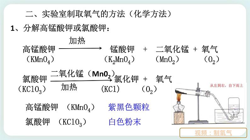 八下科学3.1空气与氧气（3氧气制取） 课件+练习+视频05
