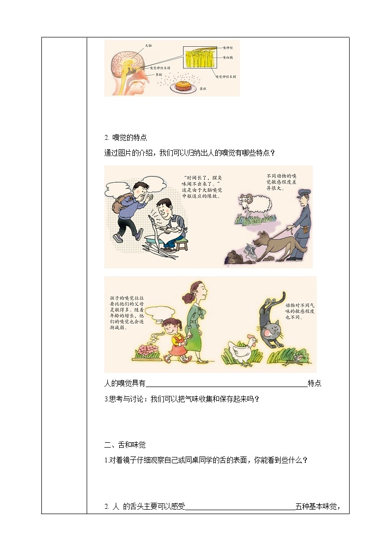 2.1感觉世界 第2课时 课件+教案+学案02