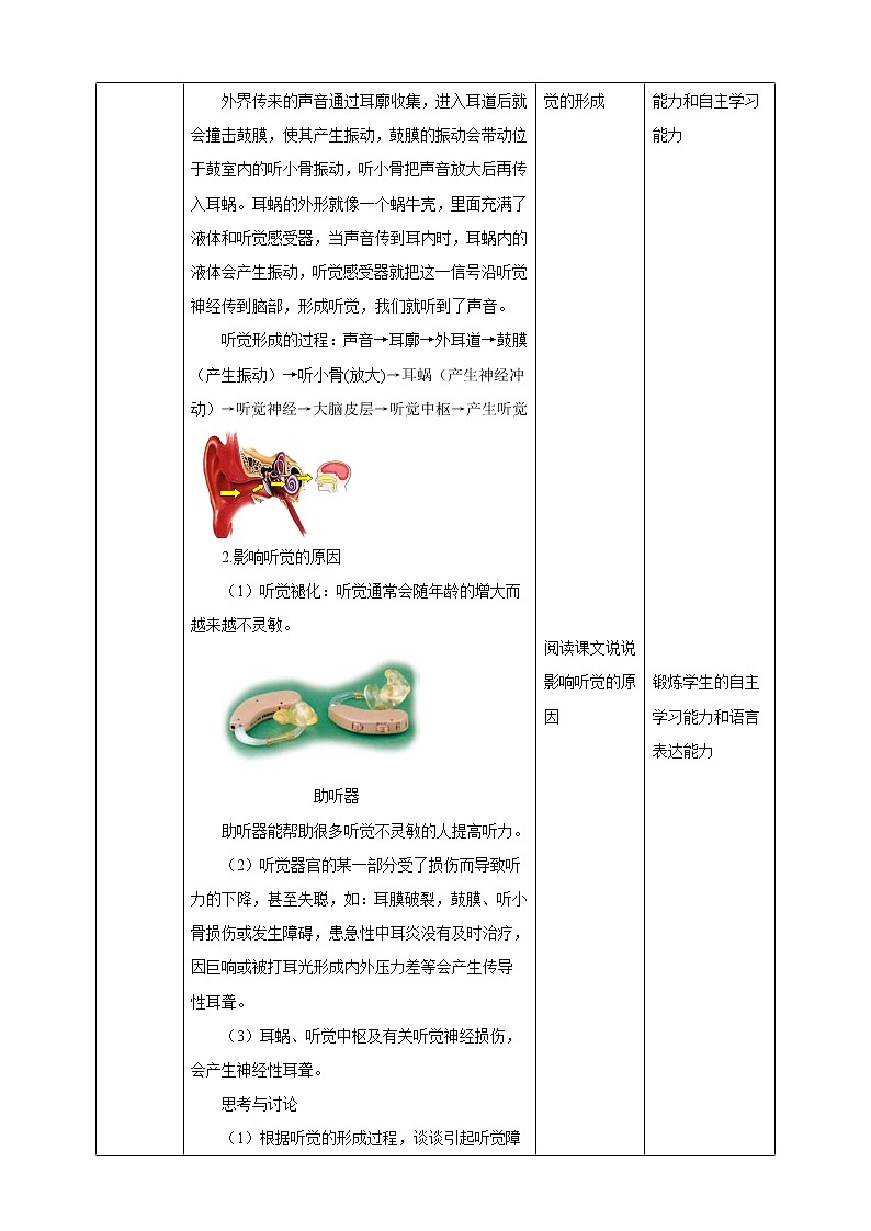 2.3耳和听觉 第1课时 课件+教案+学案03