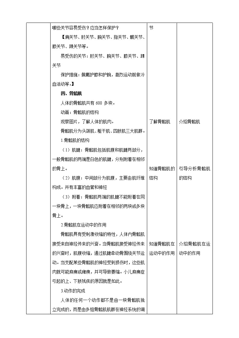 3.5《人的运动系统和保健 第2课时》PPT课件+教案+练习 浙教版九年级科学下册03