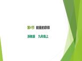 2022-2023学年浙教版科学九年级上册4.4 能量的获得课件