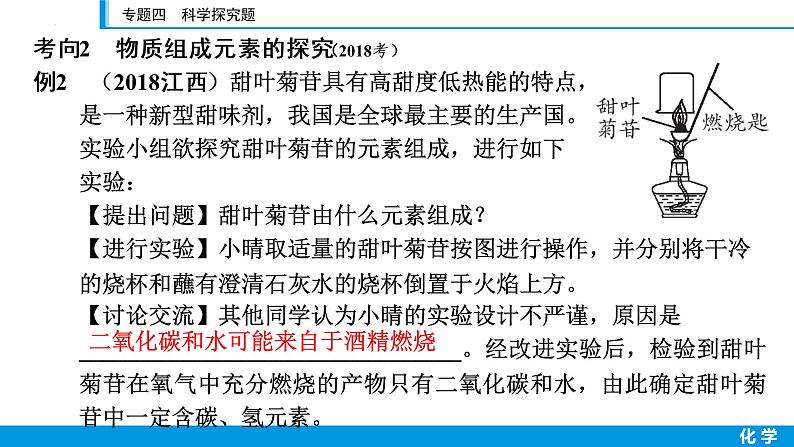 2023年江西省中考二轮复习专题-　专题四　科学探究题课件PPT08