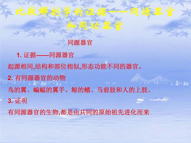 华东师大版科学九年级下册 第二章 第三节 生物进化 课件0205