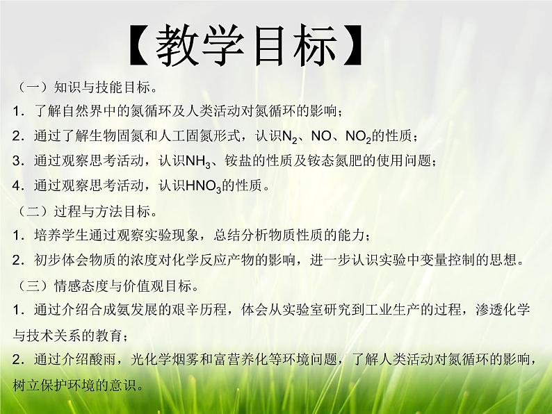 华东师大版科学九年级下册 第三章 第三节 自然界中的氮循环 课件02