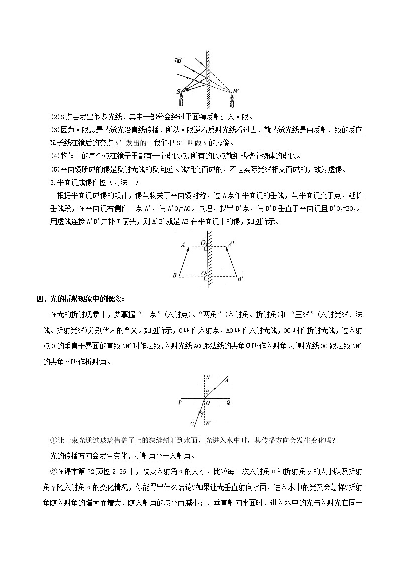 2022-2023年浙教版科学七年级下册专题复习精讲精练：专题10 光学经典实验专项突破03