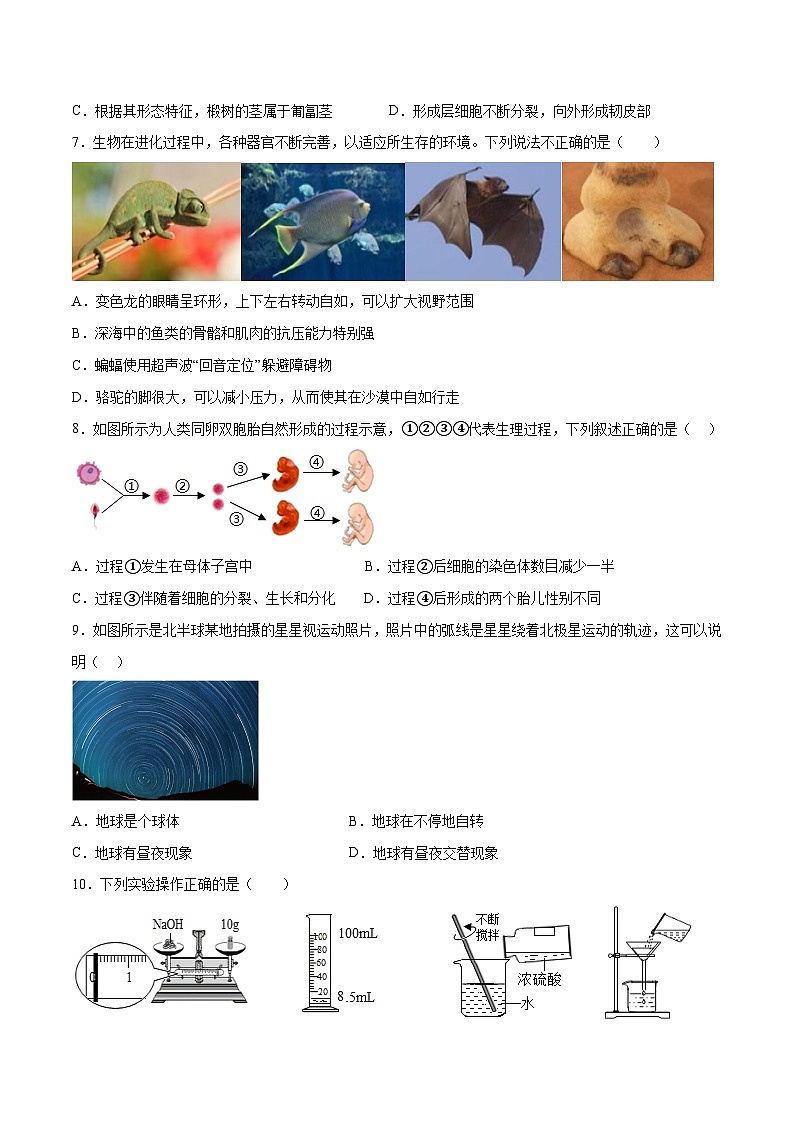 科学（浙江杭州卷）-【试题猜想】2023年中考考前最后一卷（含考试版、全解全析、参考答案、答题卡）03