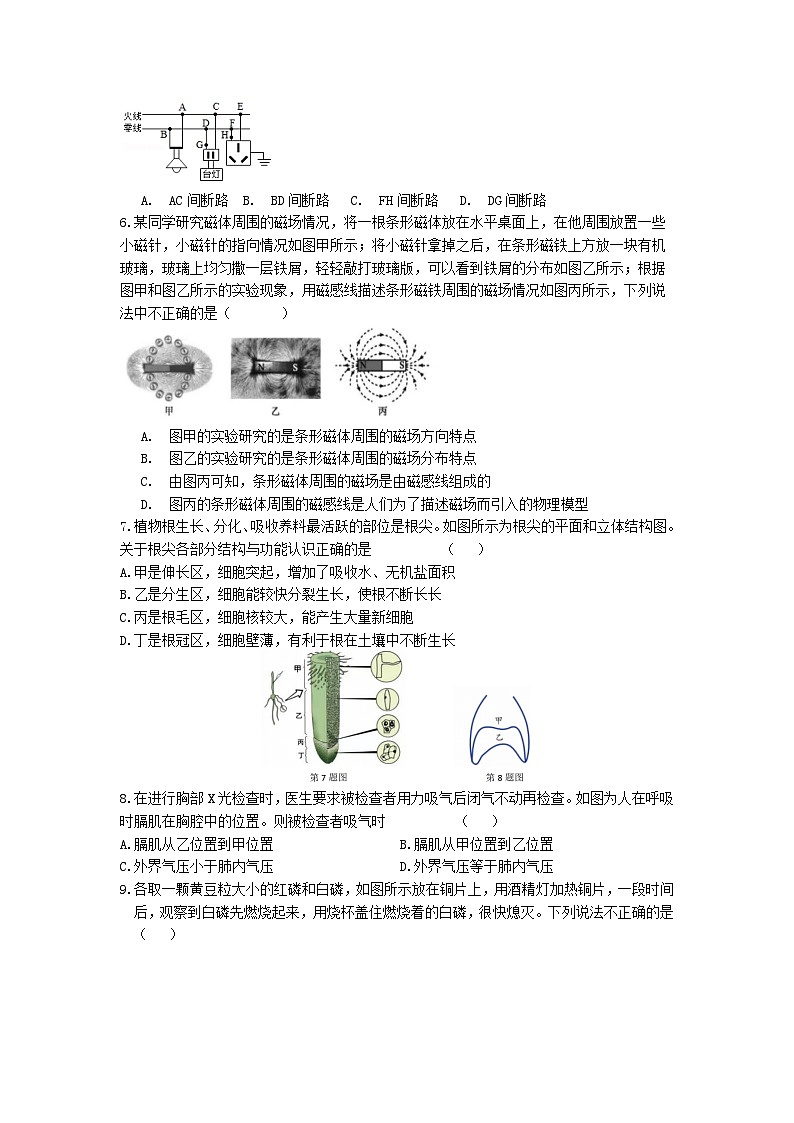 浙江省杭州市西湖区2022-2023学年八年级下测科学期末综合模拟卷02