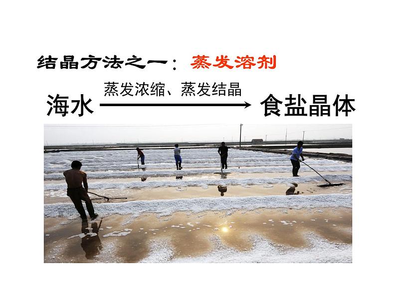 浙教版科学八年级上课件 第1章 水和水的溶液 第6节 物质的分离07