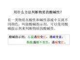 浙教版科学九年级上册课件 第1章 物质及其变化 第2节 物质的酸碱性