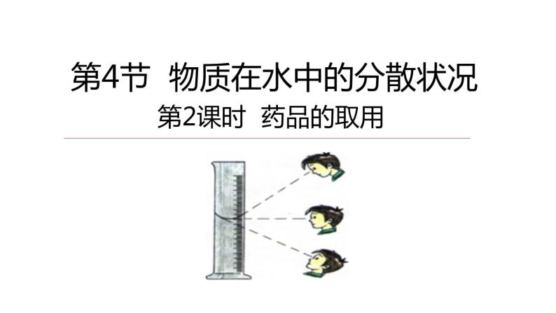 1.4 物质在水中的分散状况课件 第2课时 课件---2023-2024学年浙教版科学八年级上册01