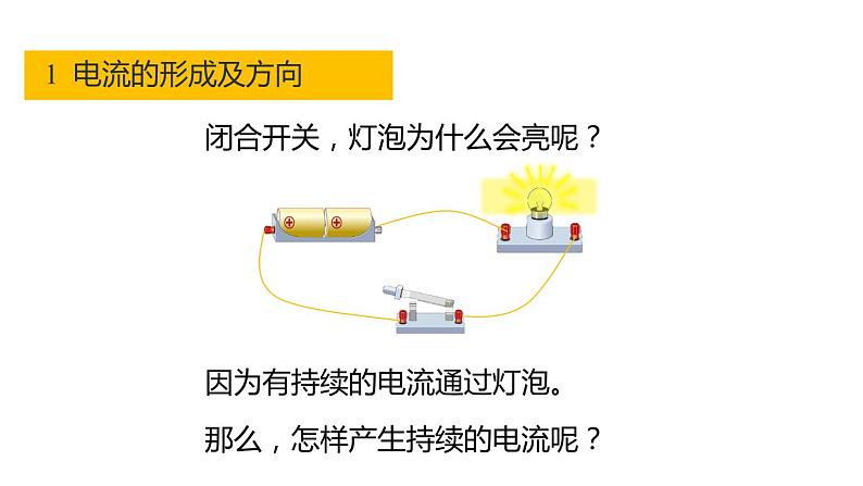 4.1 电荷与电流 第2课时 电流与电路  课件---2023-2024学年浙教版科学八年级上册03