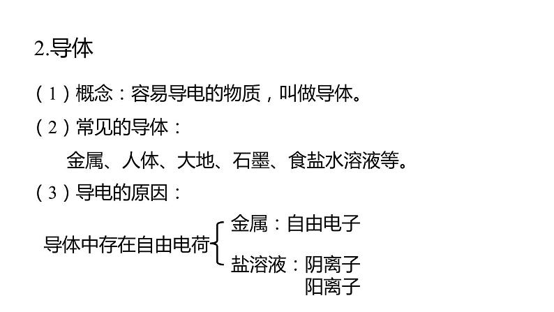 4.3 物质的导电性与电阻  课件---2023-2024学年浙教版科学八年级上册07