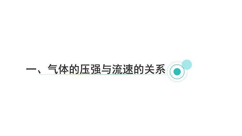 2.3.3 气体的压强与流速的关系 课件---2023-2024学年浙教版科学八年级上册02