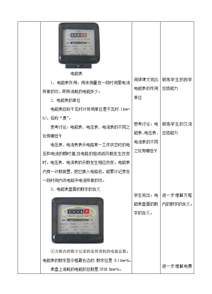 新华师大版化学九年级上册6.2电能的量度(课时3)课件+教案+同步练习02