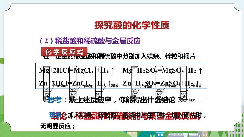 新华师大版化学九年级上册2.2 重要的酸 （第二课时）课件+教案+练习07