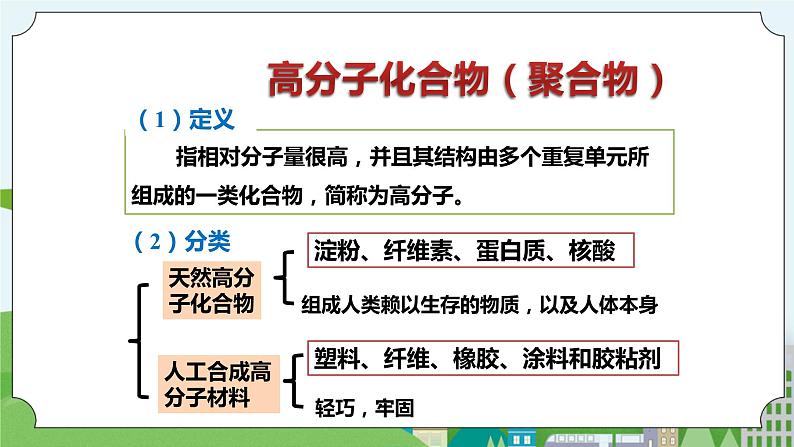 新华师大版化学九年级上册4.2 塑料、纤维和橡胶 课件+教案+练习05