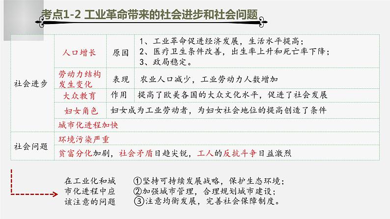 中考历史一轮复习考点讲练课件：第二次工业革命和近代科学文化（含答案）07