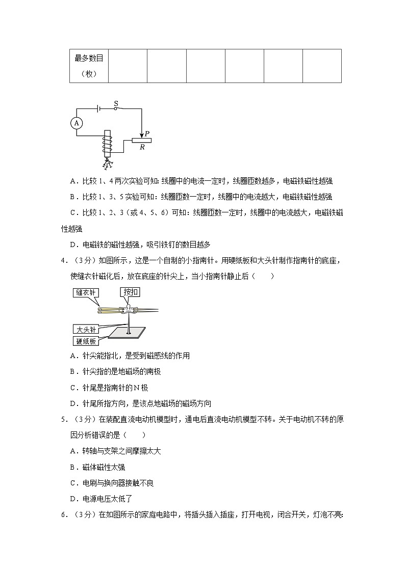 浙江省杭州市西湖区西溪中学2022-2023学年八年级下学期期中科学试卷第2页